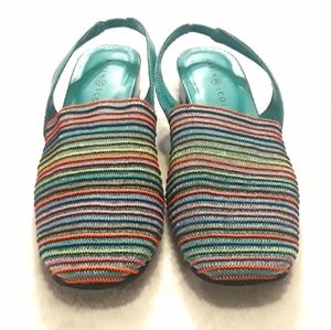 Rainbow Karen Scott Slingbacks
